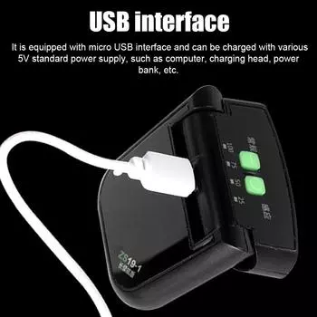 100LM Ночной рыболовный головной фонарь LED Датчик Налобный фонарь USB перезаряжаемый Кепка Крепление для шляпы Защита от небольшого дождя и брызг CHINA