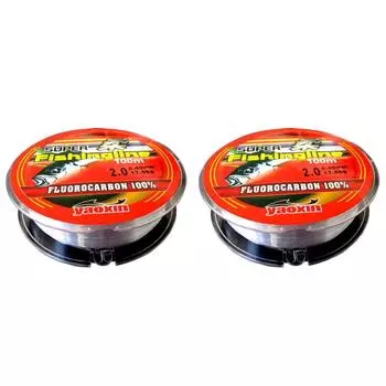 100M рыболовная леска супер прочная нейлоновая леска фторуглеродное покрытие рыболовная проволока(2,0)