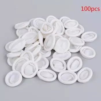 100Pcs/200Pcs Disposable Latex Rubber Finger Cots Sets Fingertips Protector Glove 100pcs