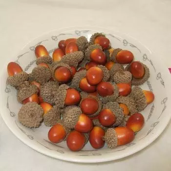 100Pcs 3cm Foam Pine Cones Mini Artificial Fake Foam Berries Flowers Wedding Christmas Tree Decoration 100pcs