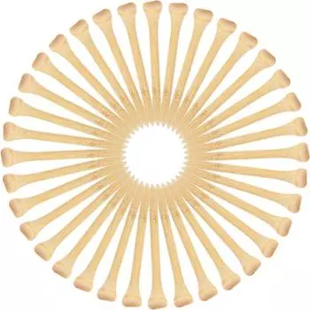 100Pcs 42mm 54mm 70mm 83mm Golf Training Accessories Bamboo Replaceable Golf Tees Golf Clubs 4.2cm/1.65in