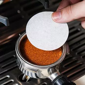 100Pcs 51mm/58mm Coffee Filter Paper Disposable Special Powder Bowl Filter Paper Secondary Water Filter Paper Coffee Accessories