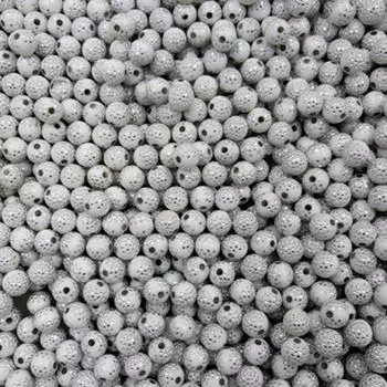 100PCS 8mm Acrylic Loose Beads Babysbreath Shiny High-quality DIY Crafts Jewelry Accessories For Jewelry Making Necklace Bracelet Fashion Supply 6