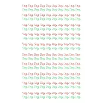 100pcs Cat Shape Paper Clips Plating Process Increased Slip Resistance Cute Paper Clips for Office S Red