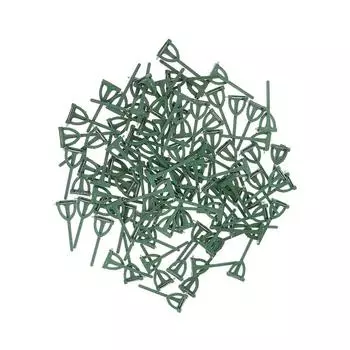 100pcs DIY Corsage Buttonhole Brooch Pins Flower Holder Wedding Party Bridal