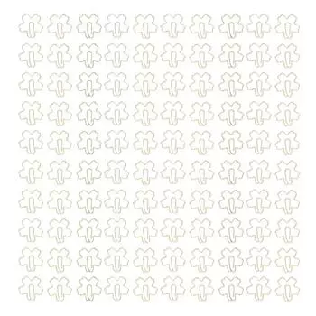 100 шт. необычные скрепки стиль металлическая коробка упакована золотой цвет симпатичные скрепки для офиса