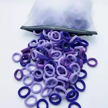 100pcs Kids Elastic Hair Bands Sweets Scrunchie Girls Rubber Band for Children Hair Ties Clips Headband Baby Hair Accessories About 100pcs