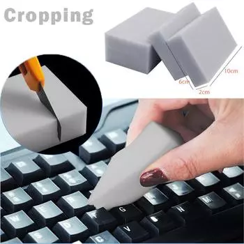100pcs/Lot Magic Sponge Eraser Gray Melamine Sponge for Dishwashing Kitchen Bathroom Office Cleaner Cleaning Tools 100*60*20mm