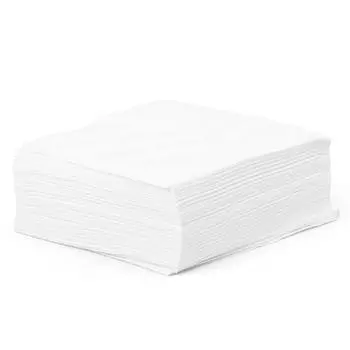 100pcs/lot Phone Screen Cleaning Cloth Dust-free Film White Wiping Cloth 10cm*10cm