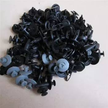100PCS Mixed Car Bumper Leaf Plate Fender Trunk Screw Rivets Set For All Auto Plastic Fastener Clips