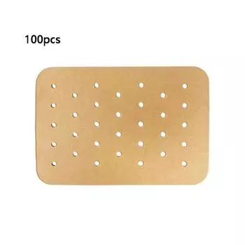 100pcs Non-Stick Food Disposable Paper Liner Baking Oil-proof Paper Barbecue rectangle