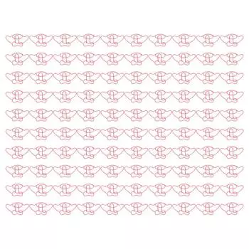 100pcs Paper Clips Fashionable Lovely Increased Skid Resistance Metal Paperclips for Office School P