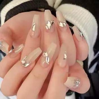 100pcs роскошное украшение ногтей простое в использовании функциональное искусство стразы ювелирные изделия белый