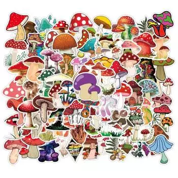 100pcs сейф красочное украшение съемный ноутбук багаж холодильник автомобиль мультяшные наклейки канцелярские подарки скрапбук