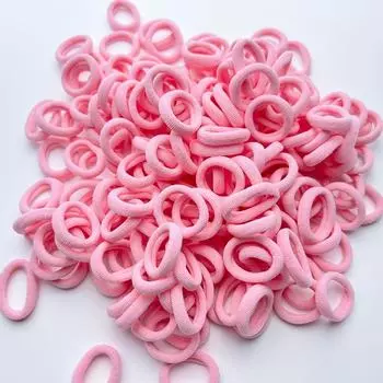 100Pcs/Set Children Elastic Hair Bands Baby Rubber Band For Kids Sweets Scrunchie Hair Ties Clip Headband Girls Hair Accessories About 100pcs