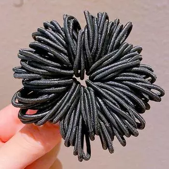 100Pcs/Set Kid Cute Colorful Basic Spiral Small Elastic Hair Bands Pigtail Hair Tie Rubber Band Scrunchie Girls Hair Accessories