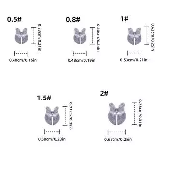 100pcs Split Shot Fishing Weight Sinkers Removable Round Fishing Line Weights for Freshwater Saltwater белый