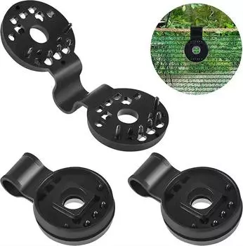 100 шт. зажим для сетки от солнца, крюк для установки забора, теплица, зажим для сетки от солнца, наружная палатка, раздвижная сетка, зажимы для фиксации 50pcs