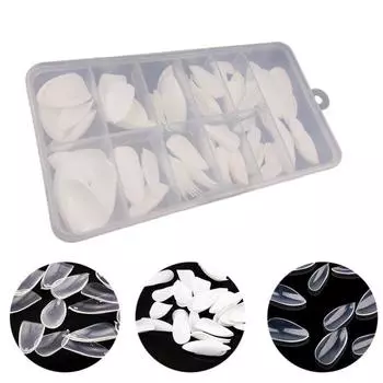 100шт капли воды поддельные советы по искусству ногтей полное покрытие искусственные ногти маникюр декор