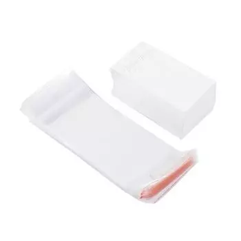 100pcs White Earring Display Cards With Self Adhesive Bags