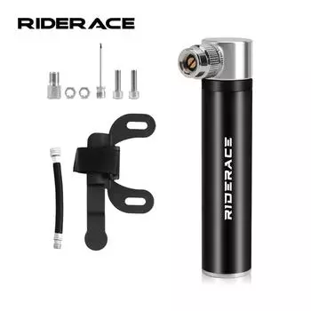 100PSI Мини Велосипедный Насос Алюминиевый Сплав Шоссейный Велосипед Ручной Воздушный Насос MTB Насос Для Накачивания Шин Клапан Schrader Presta Аксессуары Для Велосипеда чёрный