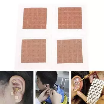 100шт акупунктурные магнитные бусины аурикулярные наклейки для ушей массажные наклейки для ушей