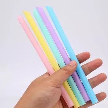 100шт большие соломинки разных цветов для жемчужного пузыря, чая с молоком, смузи