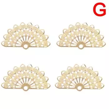 100шт цветок филигрань Diy аксессуары металлические изделия разъем для изготовления ювелирных изделий