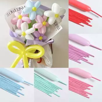 100шт DIY моделирование животных длинные полосы красочные скручивающие воздушные шары латексный шар