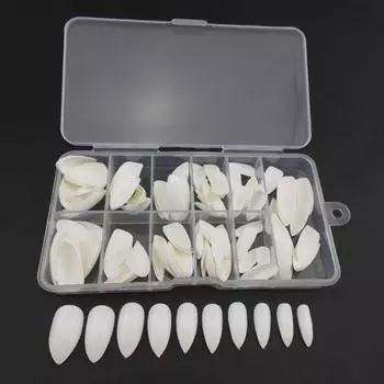 100шт капли воды поддельные советы по искусству ногтей полное покрытие искусственные ногти маникюр декор Clear