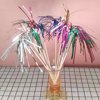 100шт коктейль фейерверк питьевые палочки для украшения вечеринки в честь Хэллоуина 100pcs