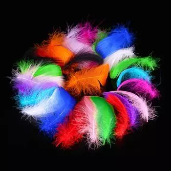 100шт натуральные гусиные перья Свадебная вечеринка Декор DIY инструменты ручной работы