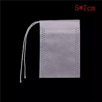 100шт нетканые пустые чайные пакетики строка термосварочная фильтровальная бумага травяные чайные пакетики A1