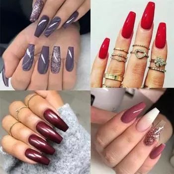 100шт поддельные советы полное покрытие балерина акриловые наращивание ногтей маникюрные инструменты белый