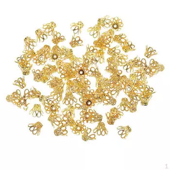 100шт железные колпачки для изготовления ювелирных изделий 12 х 7 мм