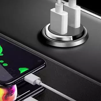 100W DS2-PD-QC3.0 Mini Car Charger Lighter Fast Charging Car USB Type C Charger For Xiaomi IPhone Power