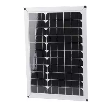 100W Solar Panel Kit Monocrystalline Solar Module with Waterproof 20A 12V 24V Controller for Car