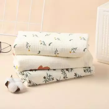 100x100 см детское марлевое банное полотенце из чистого хлопка для новорожденных, супер мягкое впитывающее марлевое банное одеяло