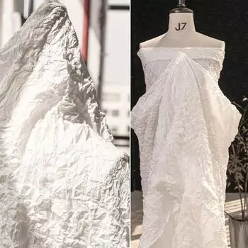 100x117 см Креативный дизайн Платья Ханфу Одежда Дизайнерские ткани Плиссированная ткань Проданная ткань Швейные метры Ткань для шитья одежды 100x117cm