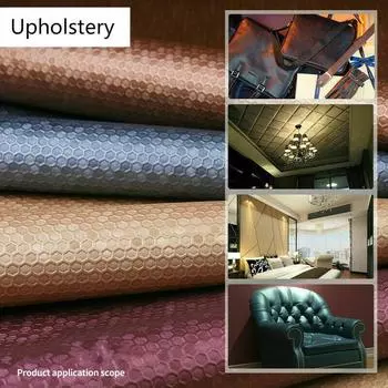100x137 см сотовая тисненая ПВХ кожаная ткань синтетическая искусственная кожа ткань для DIY сумок дивана автомобиля сумки обивка ремесло