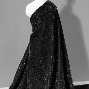 100x140 см блестящая бархатная звездная ткань мягкая и гладкая тканая неэластичная для шитья платья своими руками бархатная ткань ручной работы мягкая гладкая 100x140cm