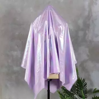 100x148 см Радужный градиент пуховая ткань нейлон водонепроницаемый яркий кожаный хлопковый пальто ткань для шитья DIY материал 100x148cm