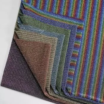 100x150 см эластичная блестящая металлическая блестящая ткань с люрексом блестящая сетчатая марлевая ткань для костюмов черная, серебряная, золотая, синяя 100x150cm