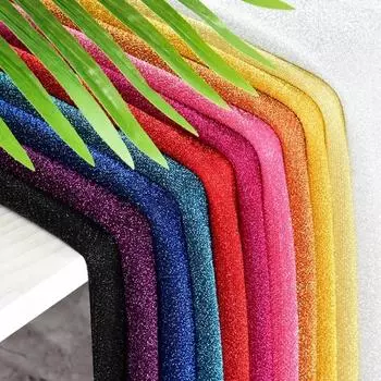 100x150 см блестящая трикотажная металлизированная ткань с частицами звездная яркая красочная сценическая свадебная одежда модный текстиль швейная ткань 100x150cm