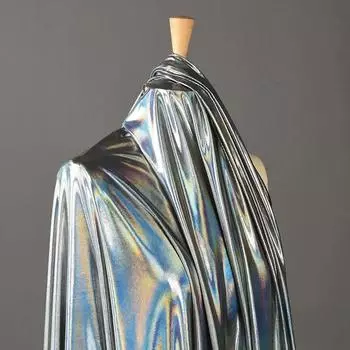 100x150 см Фэнтезийный туман Золотая Ткань Тонкая Эластичная Бронзовая Ткань Танцевальное Платье Фоновая Ткань Швейная Ткань Материал 100x150cm