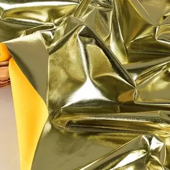 100x150 см Высокоэластичная Глянцевая Спандекс Стрейч Бронзовая Ткань Для Свадебного Украшения Сценические Ткани Для Одежды 100x150cm