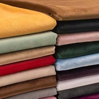 100x155 см роскошная утолщенная бархатная ткань полиэстер стрейч велюр обивочная ткань для дивана, штор, ткани швейный материал своими руками 100x155cm