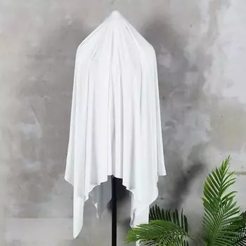 100x160 см молочная шелковая ткань эластичная трикотажная подкладка одежда для йоги мягкая оптовая продажа ткань одежда для самостоятельного шитья спандекс материал 100x160cm белый