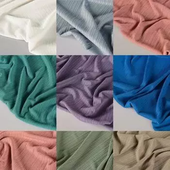 100x160 см плиссированная полосатая ткань эластичная шелковистая гладкая не мнется тонкая весенне-летняя эластичная ткань для одежды 100x160cm