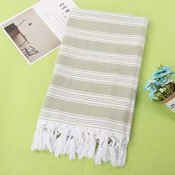 100x180 см полосатое хлопковое льняное банное полотенце, шарф, шаль для душа, пляжное одеяло для йоги чёрный